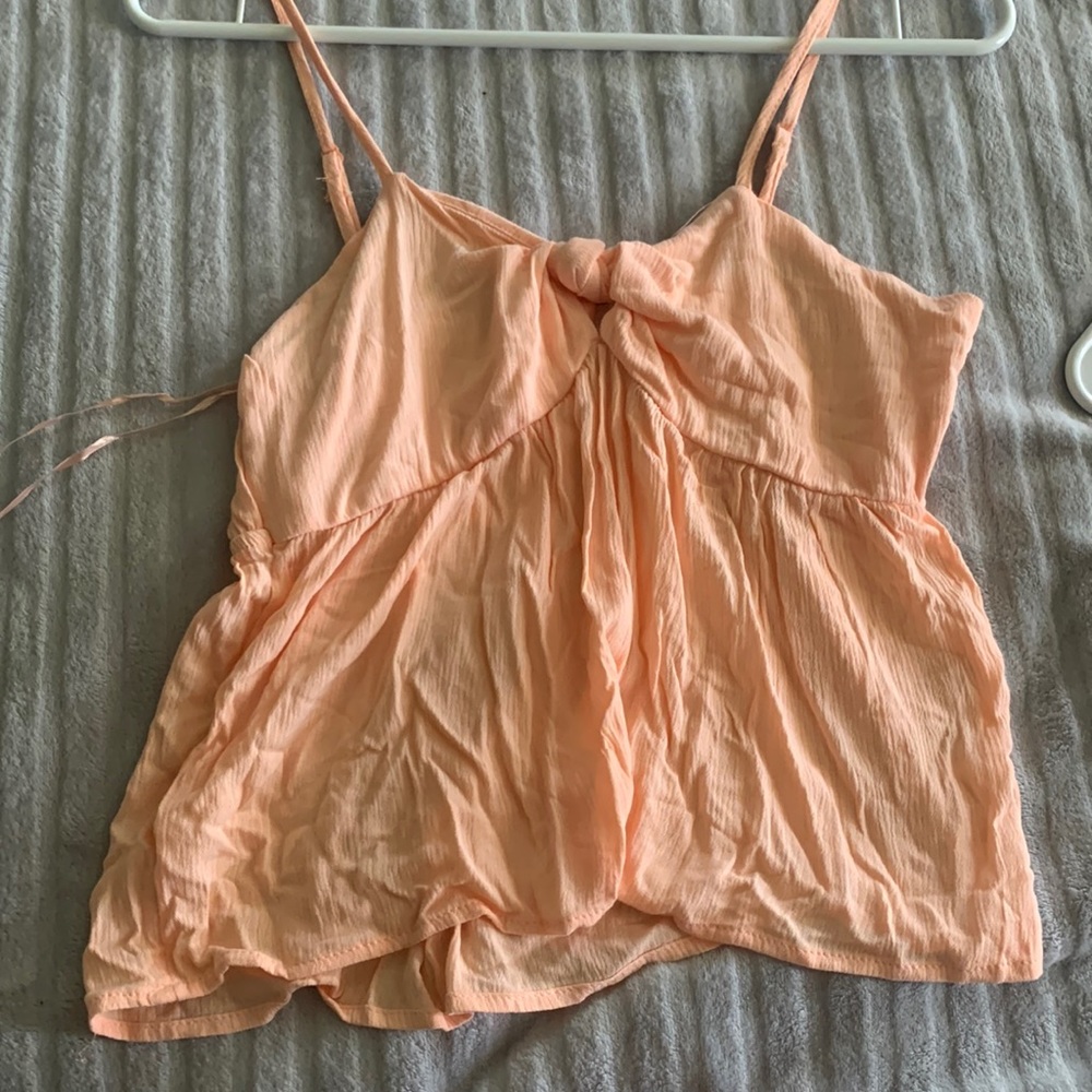 Light orange tank top